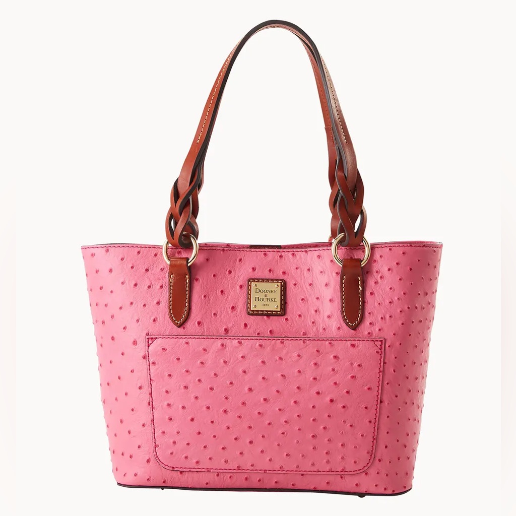 Dooney & Bourke Ostrich Tammy Gretchen Tote New